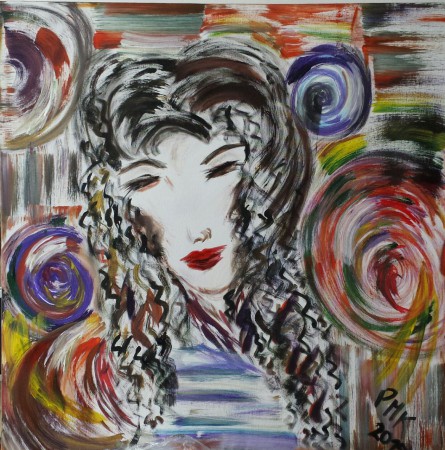 "ERWACHT" MASSE 90x90 UNVERKÄUFLICH
